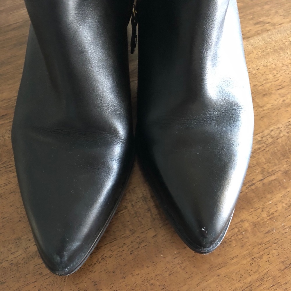 Geox Lia Black Leather Booties - Picture 7 of 10